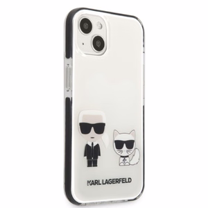 Karl Lagerfeld KLHCP13STPEKCW iPhone 13 mini 5.4 kovakuori valkoinen/valkoinen Karl & Choupette