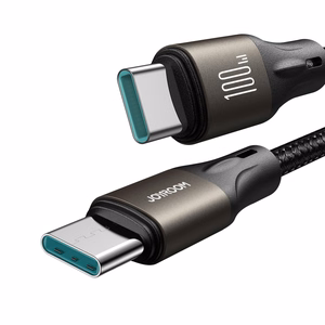 Joyroom Light-Speed Series S-A25 USB-C / USB-C kaapeli 100W 1,2 m - musta
