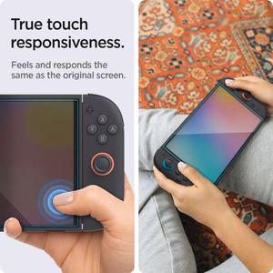 Spigen Glas.TR EZ FIT Karkaistu lasi 2 kpl Nintendo Switch 2:lle - Läpinäkyvä