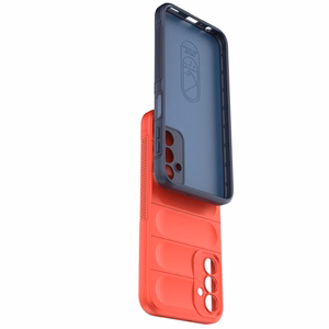 Magic Shield Case joustava panssari Suojakuori Samsung Galaxy A24 4G:lle punainen
