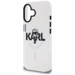 Karl Lagerfeld IML Karl Sketch Logo MagSafe suojakuori iPhone 16 - läpinäkyvä