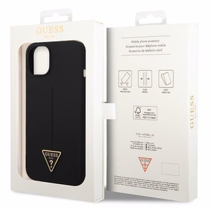 Guess GUHCP14MSLTGK iPhone 14 Plus 6.7" black/black hardcase Silicone Triangle