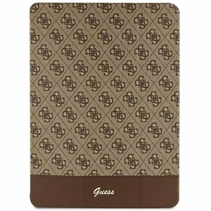 Guess 4G Stripe Allover Suojakuori iPad Pro 12.9":lle - ruskea