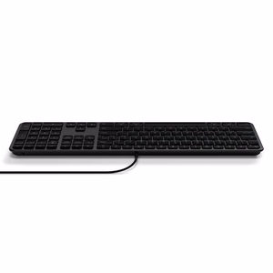 Langallinen näppäimistö USB A/USB C QWERTY Dual (Mac/Windows) Satechi Slim LX3 Wired avaruusmusta