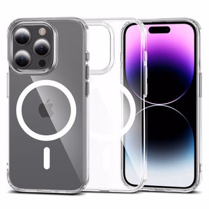 Tech-Protect FlexAir Hybrid MagSafe Suojakuori iPhone 15 Pro Max:lle - läpinäkyvä