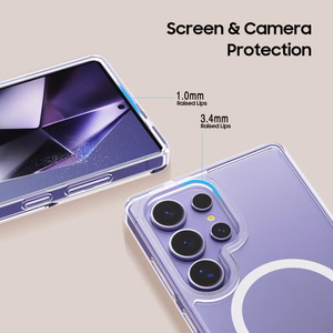 Tech-Protect FlexAir Hybrid MagSafe suojakuori Samsung Galaxy S25 Ultra -puhelimelle - kirkas