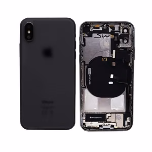 Takakansi koko kotelolla yhteensopiva iPhone X kanssa / musta / OEM