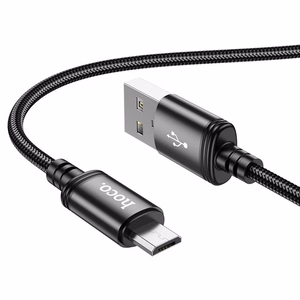 Hoco USB-A - Micro USB -kaapeli 2,4A 1 m X89 musta