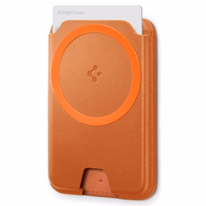 Spigen Valentinus MagFit+ MagSafe-magneettikorttikotelo puhelimelle – oranssi