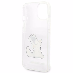 Karl Lagerfeld KLHCP14MCFNRC iPhone 14 Plus 6.7 "kovakotelo selkeä / läpinäkyvä Choupette Fun