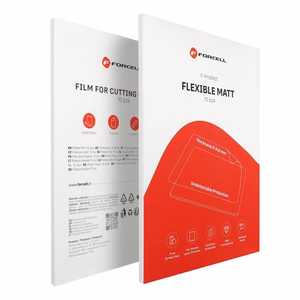 Kalvo leikkuukoneelle Forcell F-Protect Flexible TABLET MATT tableteille enintään 13" 10 kpl