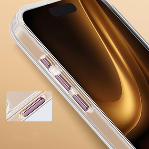 Clear Thin Mag Suojakuori iPhone 17 Air 6,6 vaaleanpunainen