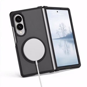Tech-Protect Magmat MagSafe -suojakuori Samsung Galaxy Z Fold 8 -mallille, mattamusta
