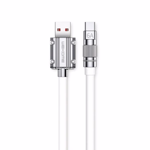 WEKOME WDC-186 Wingle Series USB-A–USB-C charging and data cable, 1 m, white
