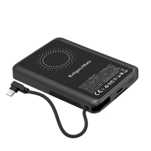 Kruger&Matz-varavirtalähde, 10000 mAh, Li-Polymer, QC ja PD, CCC-sertifioitu Aasian markkinoille