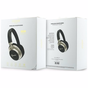 Wireless headphones Guess ENC 4G Gold Script Metal black