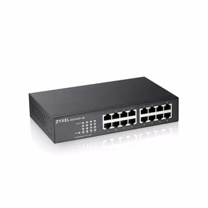 Zyxel GS1100-16-EU0104F – hallitsematon, Gigabit Ethernet, verkkokytkin, 16 porttia