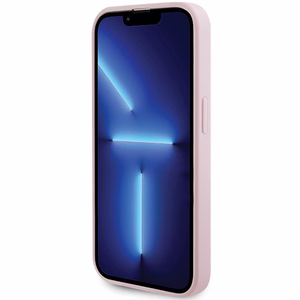 Guess GUHMP14LPSAHMCP kotelo iPhone 14 Pro - vaaleanpunainen Saffiano MagSafe