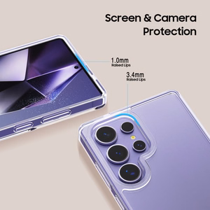 Tech-Protect Flexair Hybrid suojakuori Samsung Galaxy S25 Ultra -puhelimelle - kirkas