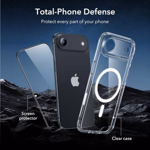 ESR Classic Hybrid MagSafe + Tempered Glass Set for iPhone 17 Air - Clear
