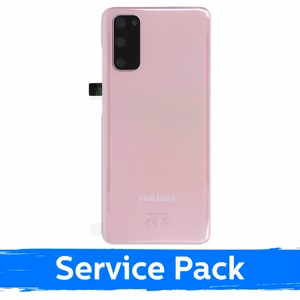 Back Cover Compatible With Samsung G980 (G981) S20 / Cloud Pink / (Service Pack)