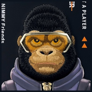 NIMMY Suojakuori COOL&CUTE 2.0 Monkey iPhone 15 Pro:lle - musta