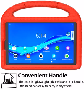 Case Shockproof Kids Samsung X200/X205 Tab A8 10.5 2021 red