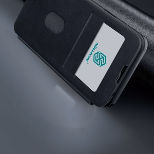 Nillkin Qin Qin Cloth Pro Case Case iPhone 14 Plus kameran kansi Holster kansi Flip Case harmaa