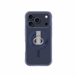 AmazingThing Titan Pro Grip Ring Set Suojakuori iPhone 17 Pro:lle MagSafe-yhteensopiva - sininen