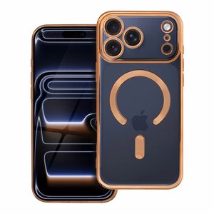 Suojakuori iPhone 17 PRO MAX:lle Electro Mag Cover yhteensopiva MagSafen kanssa kultainen