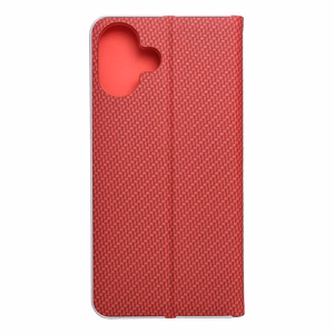 Läppäsuojakuori iPhone 16 PLUS:lle Luna Book Carbon punainen