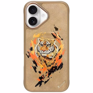 Nimmy Tiger MagSafe case for iPhone 16 - brown