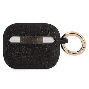 Guess Silicone Glitter Case for AirPods Pro - Black