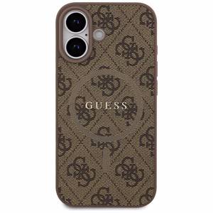 Guess 4G Ring Classic Logo MagSafe suojakuori iPhone 17:lle - ruskea