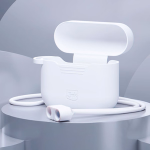 3mk Silikoninen AirPods-suojakuori AirPods Pro 3 -laitteelle - valkoinen