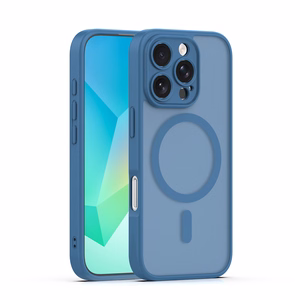 Mag Matt Suojakuori iPhone 16 Pro Max 6,9" tummansininen kameransuoja