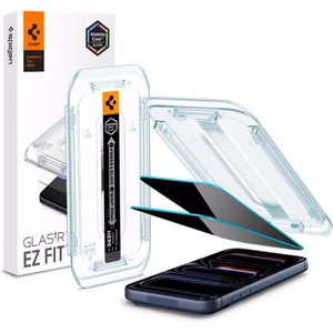 Spigen Glas.tR EZ Fit 2-Pack iPhone 16 Pro 6,3 yksityisyyssuoja