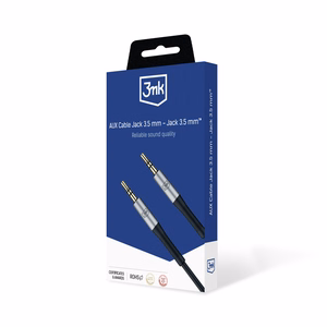 3mk AUX minijack 3,5 mm kaapeli / AUX minijack 3,5 mm