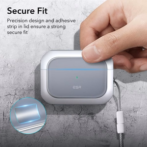 ESR Orbit Halolock MagSafe-suojakuori Apple AirPods Pro 1 / 2:lle - valkoinen