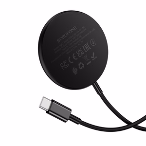 Borofone BQ41 Glory -langaton induktiolaturi 3-in-1 15W, musta