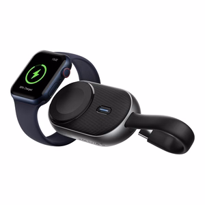 Ulkoinen akku Apple Watch:lle Forcell F-Energy Mini Power Watch 1A 2,5W 1200 mAh musta