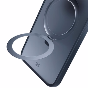 3mk Smoke Case Mag&Stand iPhone Air:lle - Musta