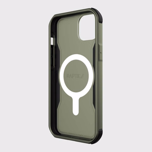 Raptic X-Doria Fort Case iPhone 14 Plus MagSafe panssaroitu suojus vihreä
