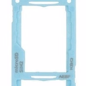 SIM-kortin pidike Samsung A525/A526/A528/A725/A726 A52 4G/A52 5G/A52S 5G/A72 4G/A72 5G sininen alkuperäinen (service pack)