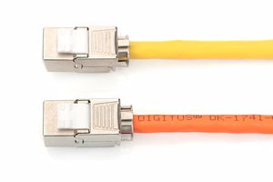 Digitus CAT 6A keystone-moduuli, suojattu, työkaluton asennusliitäntä