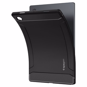 Spigen Rugged Armor kotelo Samsung Galaxy Tab A8 10.5'' - Matta musta