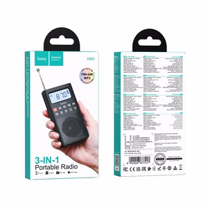 Portable radio Hoco HI51 black