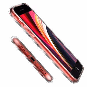 Suojakuori iPhone 7 / 8 / SE 2020 / SE 2022:lle - kirkas 2 mm Box läpinäkyvä