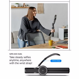 Spigen S581W MagSafe Bluetooth Selfie Stick and Tripod - Black