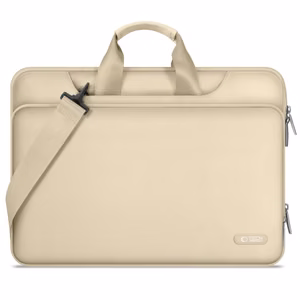 15-16 Tech-Protect Pocket kannettavan tietokoneen laukku - Beige